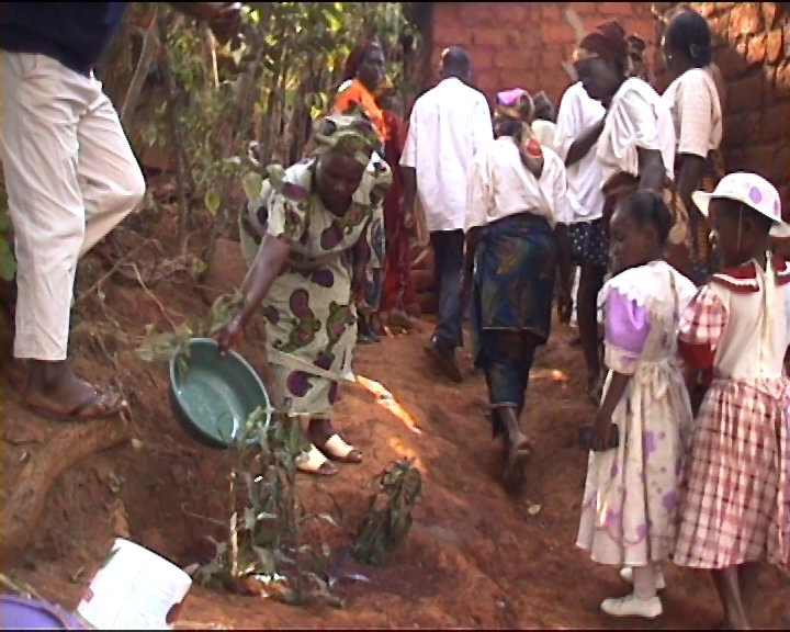 Beerdigungsfeier in Bamenda, Kamerun